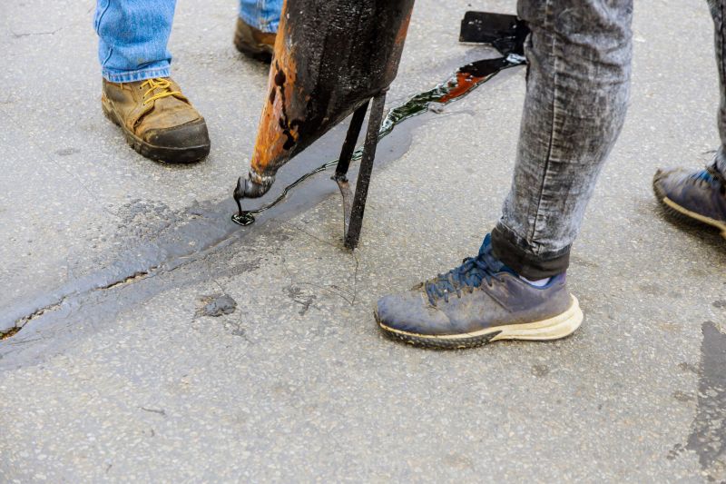 Garage Crack Filling