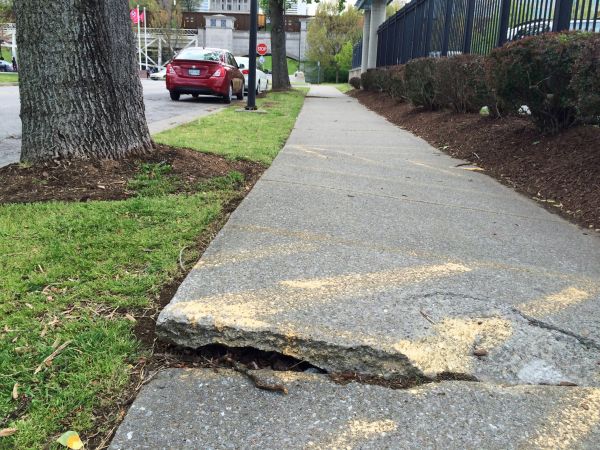 Cement Sidewalk Repair in Aurora